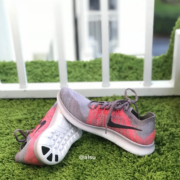 NWT Nike Free Rn Flyknit 2017 Port Wine WMNS - Picture 5 of 7